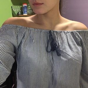 Hollister Off-The-Shoulder Blouse